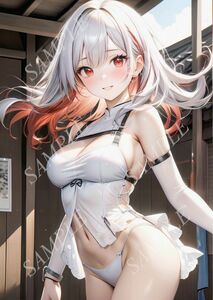 2949■アートイラスト■セクシー グラビア AIイラスト 水着 下着 美女 ギャル 巨乳 貧乳 美脚 美尻 豊艶 AI美人 ポスター■A4サイズ■