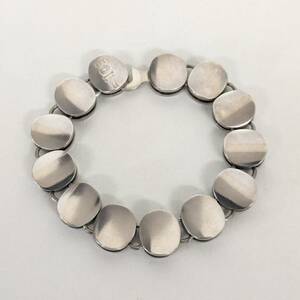 1 иен ~/ George Jensen nanatitseru овальный браслет 124 Georg Jensen Nana Ditzel Oval Bracelet 124 Vintage 