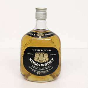 1円〜/a3 未開栓 NIKKA WHISKY ニッカウヰスキー ウイスキー GOLD＆GOLD　760ml 43％ ゴールド＆ゴールド