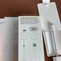 【動作未確認】Apple アップル Thunderbolt 3 USB-C Thunderbolt 2アダプタ A1790【送料無料】2405C_画像6