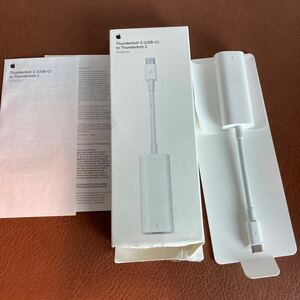 [ работоспособность не проверялась ]Apple Apple Thunderbolt 3 USB-C Thunderbolt 2 адаптер A1790[ бесплатная доставка ]2405C