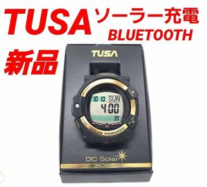 新品 TUSA IQ-1204 ダイブコンピューター ソーラー ツサ ダイビング ダイコン スキューバ ブラックゴールド DC