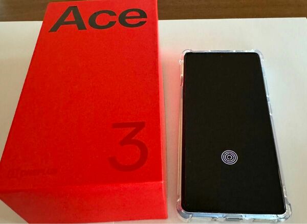 OnePlus Ace3 12/256G　ブルー　中国版simフリー　グローバルROM焼き済み　クリアケース・保護フィルム付き
