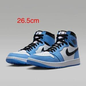 【新品】 26.5cm Nike Air Jordan 1 High Golf University Blue ナイキ エアジョーダン1 ハイ ゴルフ ユニバーシティブルー