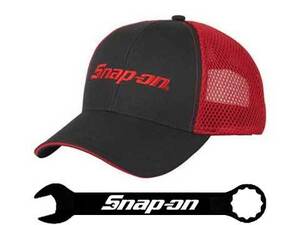 Snap-on( Snap-on ) сетчатая кепка, шляпа [FOAM MESH CAP - BLACK / RED]