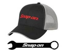 Snap-on（スナップオン）メッシュキャップ,帽子「FOAM MESH CAP - BLACK / GRAY」_画像1