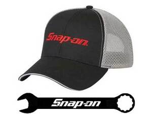 Snap-on( Snap-on ) сетчатая кепка, шляпа [FOAM MESH CAP - BLACK / GRAY]