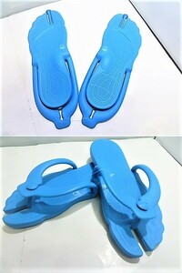 bd)L 26-27cm) light blue ) Benetton * sandals beach sandals nose . type flat .. storage slippers 420567 UNITED COLORS OF BENETTON new goods including carriage 