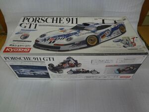 [1-5] Kyosho 1/10 Porsche 911 GT1 engine car [ junk ]
