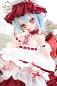 Art hand Auction Touhou Project Remilia Scarlet DDH-28 SW Skin Custom Head + Resin Eyes + One Hand + Costume + Props Full Set MDD Doll, doll, Character Doll, Dollfie Dream, parts