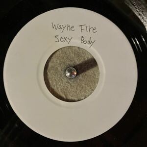 レア　人気　reggae 45 7inch レコード　Wayne Fire - sexy body