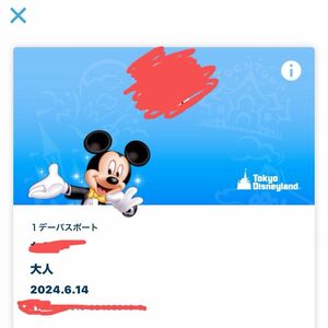 ディズニーランド　チケット