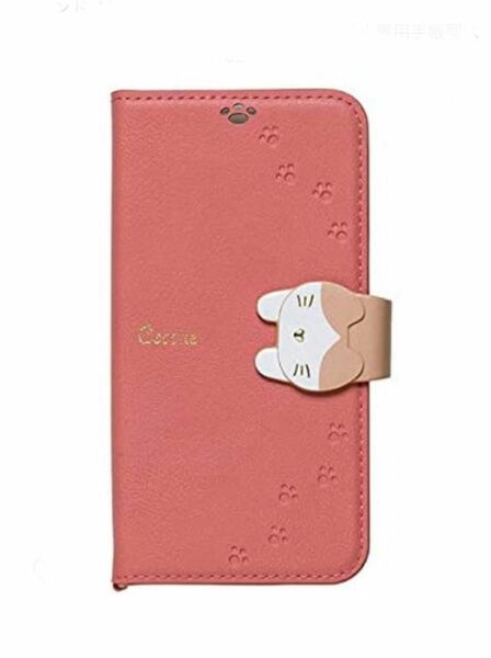 39 iPhone XR. 携帯ケース 手帳型 ストラップ付　新品　猫　ピンク