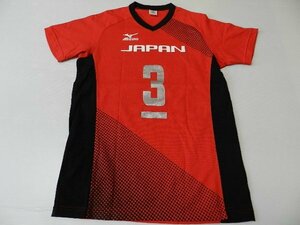 mizuno/ミズノ製【★全日本女子バレー『火の鳥・日本代表！』■木村 沙織！#3 キャプテン！ 】ウエア・ユニフォーム！/Lサイズ