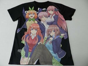 アニメ・漫画【★五等分の花嫁！【5人集合：フルグラフィック！ 】ウエア・Tシャツ！/Lサイズ