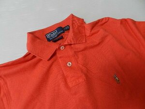 POLO Ralph Lauren/ラルフローレン！【★ポロ！オレンジ！■CUSTOM FIT/カスタムフィット！】ポロシャツ・ウエア！/Sサイズ