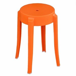椅子 おしゃれ スツール カラフル モダン 北欧 シンプル リプロダクト リビング スタッキング 屋外 オクトパス オレンジ
