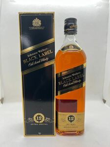 ジョニーウォーカー 黒ラベル １２年 ７５０ml （ＯＬＤ） 【ウイスキー:ブレンデッド スコッチ】