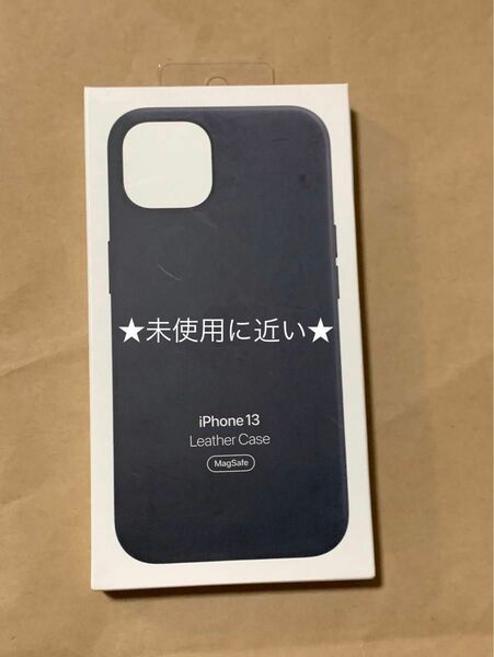 アップル Apple【純正】MagSafe対応iPhone 13 レザー ケース ミッドナイト Leather Midnight