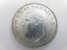オーストラリア フローリン 銀貨 2枚 ジョージ6世 1940年 1951年 シルバーコイン 硬貨_画像2