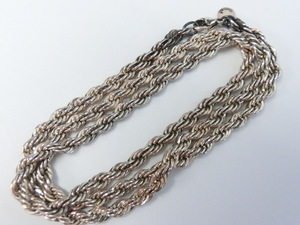  Tiffany necklace twist rope chain silver SV925 TIFFANY&Co.