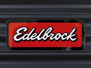 送料\84【Edelbrock・エーデルブロック】※《レーシングステッカー》　(品番：ms012)　アメリカン雑貨　ガレージ