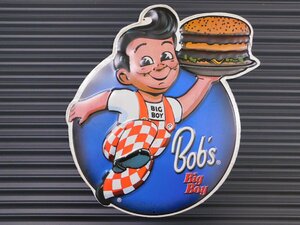 送料\350【BIG BOY・ビッグボーイ】※《エンボスメタルサイン／丸型》 アメリカン雑貨　エンボス看板　ブリキ看板　14