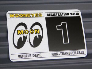 【MOONEYES・ムーンアイズ】※《レジストレーションステッカー・１月 》※ 車検ステッカー　ハワイ　(DM212-01)