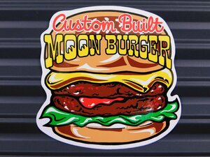 送料\84【MOONEYES・ムーンアイズ】※《ムーンバーガーステッカー》　MOON BURGER　(番品DM184)