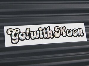 【MOONEYES・ムーンアイズ】※《go!with Moon・プリズムステッカーSサイズ》　(品番DM172S)