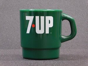 送料\300【７ＵＰ・セブンアップ】※《スタッキングマグカップ・ハンターグリーン》 プラスチック製　アメリカン雑貨