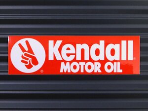 送料\84【Kendall MOTOR OIL・ケンドル】※《レーシングステッカー》　(品番：ms145)　アメリカン雑貨　ガレージ