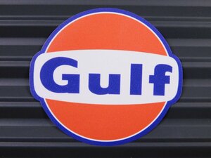 送料\84【Gulf・ガルフ】※《レーシングステッカー》　(品番：ms153)　アメリカン雑貨　ガレージ