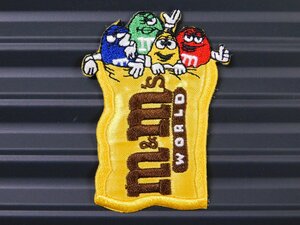 送料\84【Ｍ＆Ｍ‘Ｓ・エムアンドエムズ】※《アイロン刺繍ワッペン》　アメリカン雑貨　刺繍ワッペン　アイロンワッペン