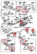 【マフラーサポートクッション・６個】※ ＡＥ８６　(前期・後期)　(レビン・トレノ)　(マフラー吊りゴム)_画像2