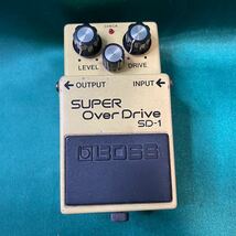 BOSS SUPER Over Drive SD-1 ボス エフェクター スーパーオーバードライブ 器材 ギター ベース 音楽_画像2