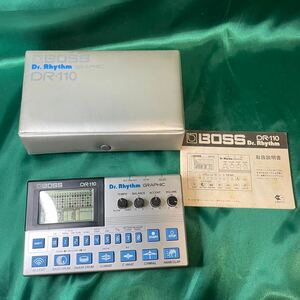 BOSS DR-110 ボス リズムマシン ドラムマシン Dr.Rhythm GRAPHIC ケース付 ドクターリズム アナログ ビンテージ ヴィンテージ