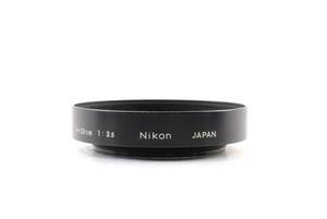 PP910 Nikon Nikon f=2.8cm 1:3.5 metal lens hood screw .. type 52mm diameter camera lens accessory click post 