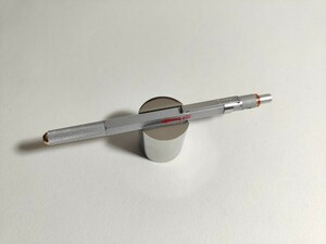 r◎tring 600G ボールペン シルバー /rotring ロットリング 銀 製図用 廃番 色表示窓付き 800 旧型