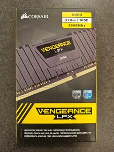 CORSAIR DDR4 2666MHz デスクトップ メモリ VENGEANCE LPX 16GB[8GB×2]