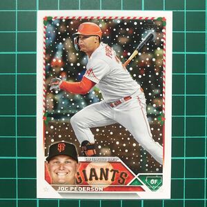 Joc Pederson 2023 Topps Holiday Mega Base ベースカード 