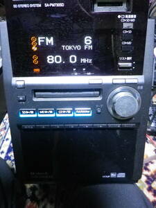 Panasonicパナソニック SA-PM730SD ミニコンポ　本体のみ　ジャンク　ラジオは鳴りました
