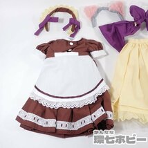 1RA32◆MSD?MDD? メーカー不明 カスタムドール 着せ替え人形 メイド スカート 猫耳 衣装 洋服 まとめ 未検品現状/スーパードルフィー 送:60_画像3