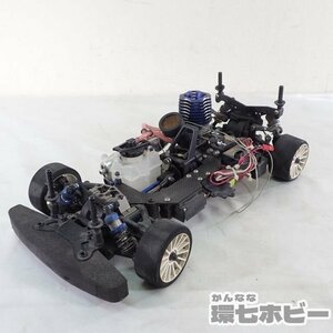 0KC4*kyosho Kyosho 1/10 V-ONE? engine RC radio-controller chassis mechanism included O.S SPEED T-1040 XP PiCCO S9405 R133F operation not yet verification Junk sending 100