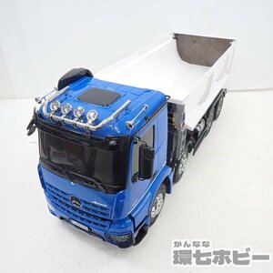 MA14* Tamiya 1/14 electric RC Mercedes * Benz aroks final product operation not yet verification photograph present condition Junk /MERCEDES-BENZ dump truck sending :-/160