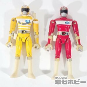 1WL34* that time thing poppy Denshi Sentai Denjiman electromagnetic red electromagnetic yellow Chogokin summarize Junk / figure Showa Retro sending :-/60