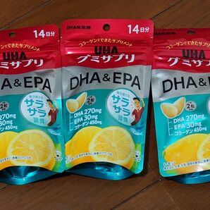 UHA味覚糖 グミサプリ DHA＆EPA 14日分 28粒 3袋セット