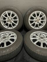 175/70R14 BRIDGESTONE/ECOPIA NH100C 21年製 ECO FORME 14インチ 5.5J＋39 100 4H 夏タイヤ 4本 アクア ヤリス ヴィッツ 等 (2-C631)_画像1