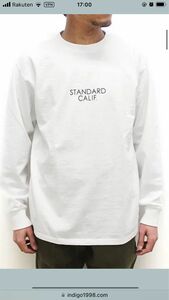 STANDARD CALIFORNIA スタンダードカリフォルニア　ヘヴィーウェイト ロゴ ロングスリーブTシャツ