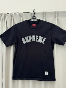 SUPREME シュプリーム 18AW Printed Arc Logo S/S Top アーチロゴ プリントクルーネック半袖Tシャツ　BLACK